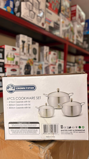 Crown Star 6pcs Cookware Set